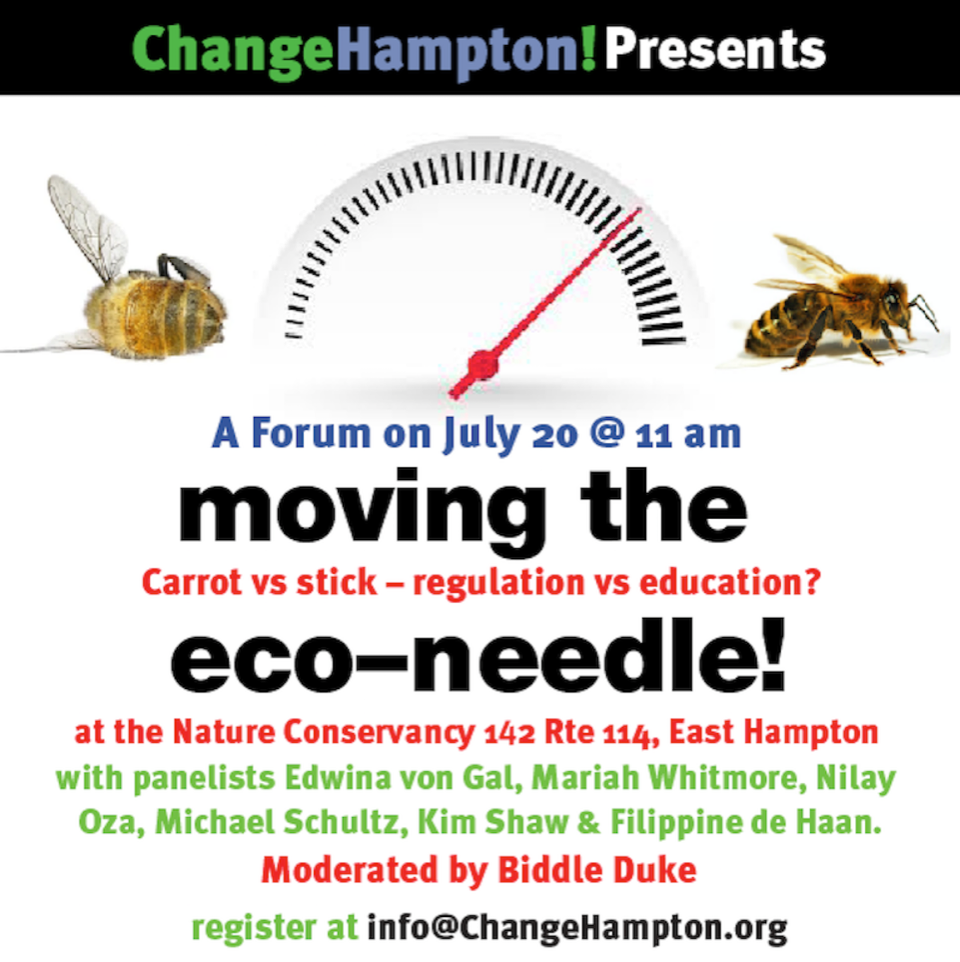 Moving the Eco-Needle event invitation