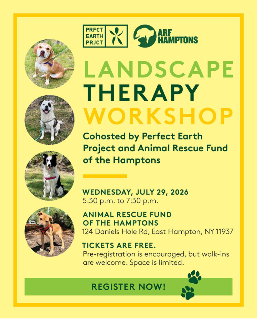 Landscape Therapy Workshop invitation with ARF