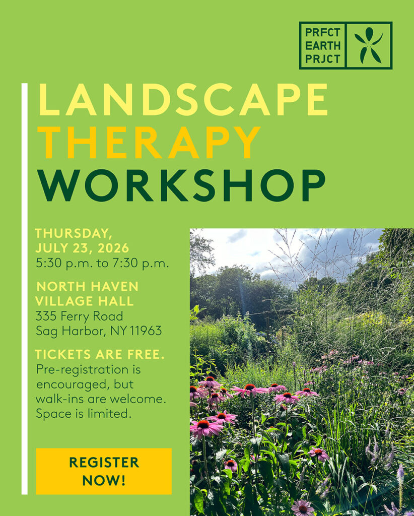 Landscape Therapy Workshop invitation for North Haven